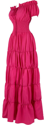 Frawirshau Traje Renascentista Feminino Vestido Medieval Irl