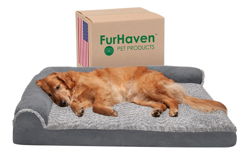 Cama De Mascotas Furhaven Para Perros Y Gatos: Pelaje De Pie