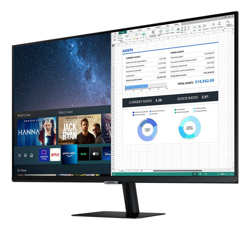Imagen 1 de 10 de Smart Monitor M5 27  Fhd Con Smart Tv Apps Y Conectividad Wireless