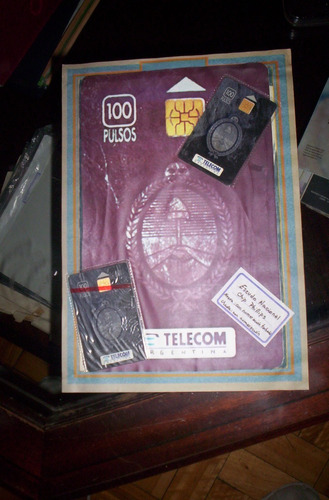 Tarjeta Telefonica De Telecom Escudo Nacional Chip Banana