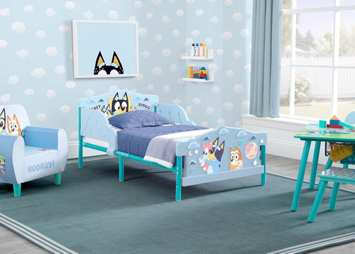 Delta Children - Cama Infantil Bluey Color Celeste