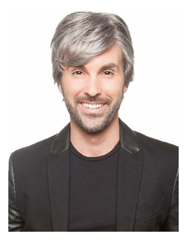 Li Peruca Cinza Para Homens