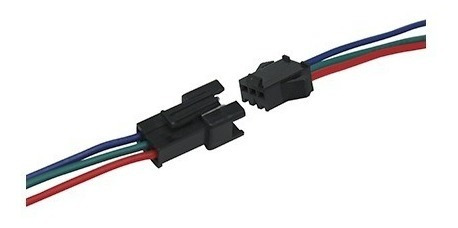 500 Juegos Conector Uso Interior Macho-hembra 2 Pines 24mm