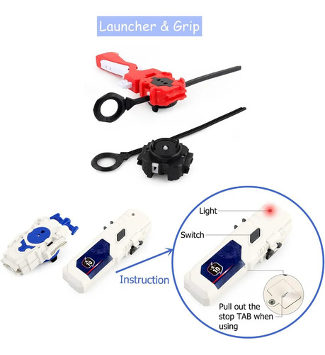 Juguetes De Batalla Beyblade Burst Game, 12 Piezas, Con Esta