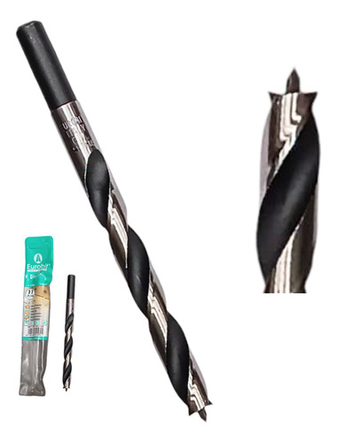 Mecha Broca Helicoidal 12 Mm Para Madera 12 15/32 Eurobit
