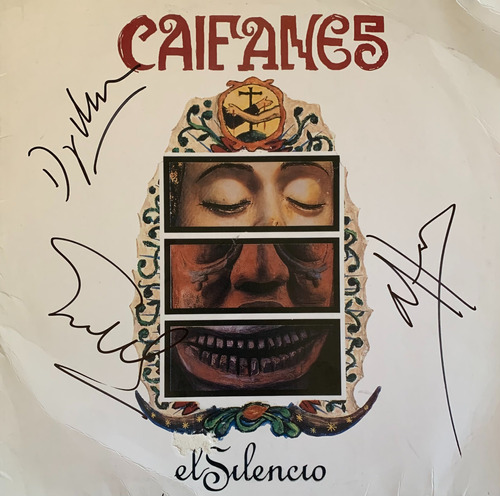 Caifanes El Silencio Firmado Lp Picture Disc Autografiado