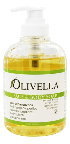 Olivella Jabon Liquido De Aceite De Oliva Virgen Para Rostro