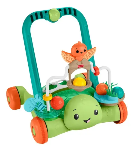 Andador Infantil Tartaruga Fisher Price 1 Passo Mattel Jkd63 Multicolor