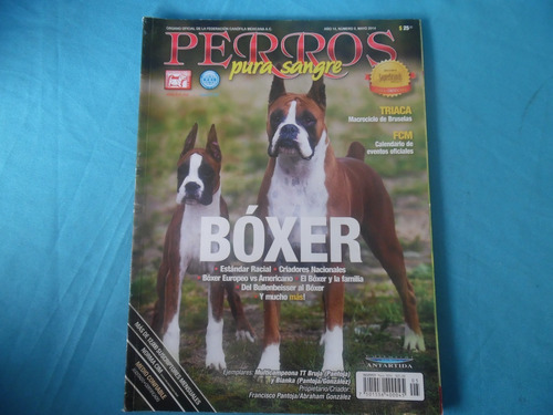 Revista Perros Pura Sangre 5 Año 14 Boxer