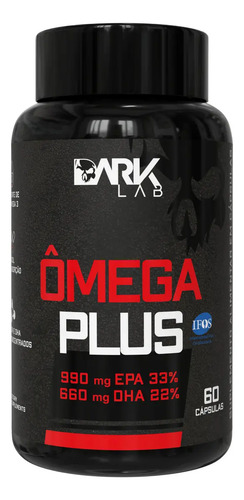 Omega Plus 60 Cápsulas Ômega 3 Dark Lab