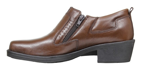 Imagem 2 de 6 de Bota Masculina Marrom Bico Quadrado Agabê 31607