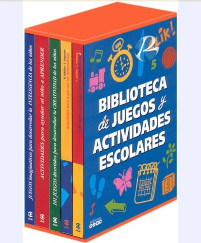 Biblioteca De Juegos Y Actividades Escolares 5tomos