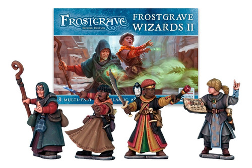 Caixa Miniatura Magos Wizard 2 Frostgrave 28mm Rpg 