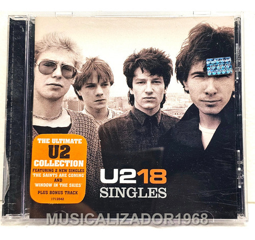 U2 -  18 Singles Cd Original Impecable Estado Envío Si 