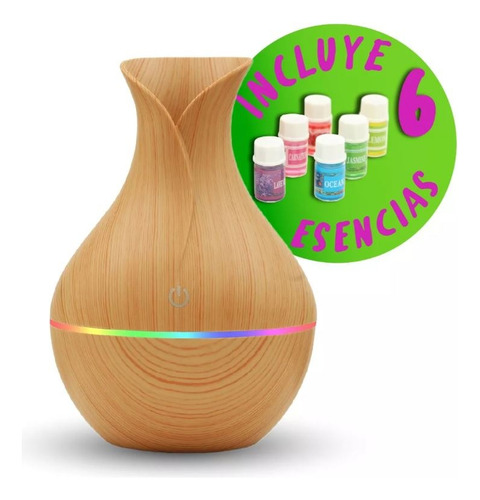 Mini Difusor Aromaterapia Humidificador Jarron Con Aromas