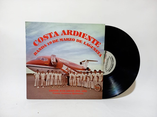 Disco Lp Banda 19 De Marzo De Laguneta / Costa Ardiente