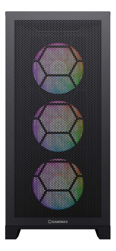 Gabinete Gamemax Full Tower Leader Preto 3-fan