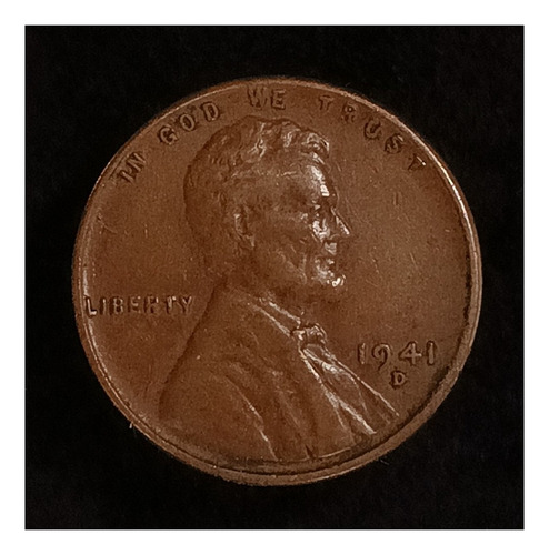 Estados Unidos 1 Cent 1941 D Mb Km 132 Segunda Guerra