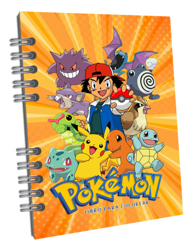 Pokemon Libro Para Colorear 1era Generacion Kanto