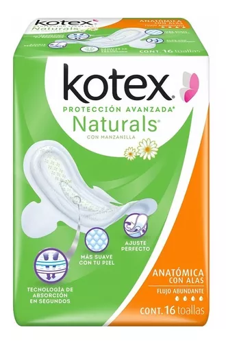 Toallitas húmedas higiene íntima Kotex 1 paquete con 56 piezas