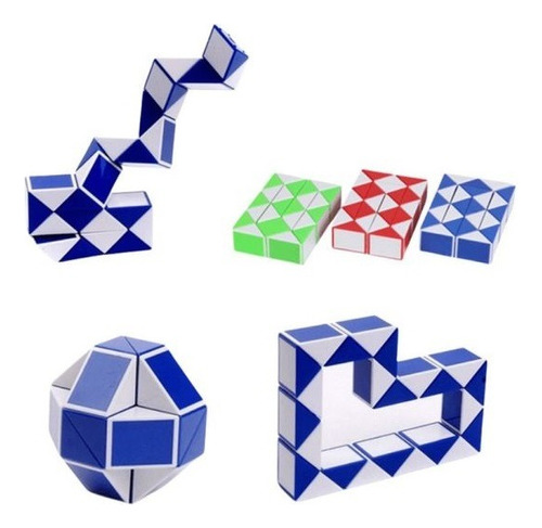 Serpiente Rubik Mini Figuras Ingenio 24 Piezas