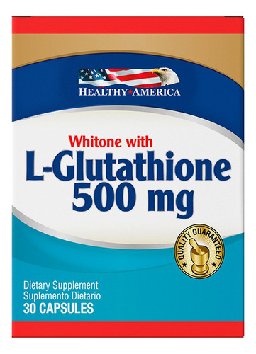 L-glutathione Glutation 500 Mg 30 Capsulas Healthy America