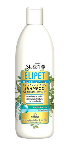 Shampoo Cabellos Normales Silkey Elipet Hair Care  X 430 Ml