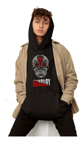 Sudadera Enrique Bunbury Unisex Con Capucha Lady Blue