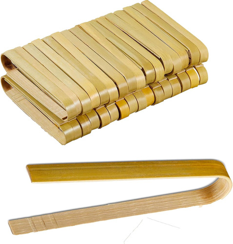 Mini 90 Pinzas De BambĂș Pinzas De Tostada De 4 Pulgadas De L