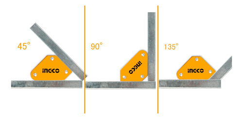 Set De 4 Escuadras Magneticas Para Soldar Ingco Amwh4001