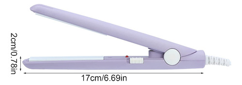 Mini Rizador, 2 En 1 Alisador De Cabello, Plancha De