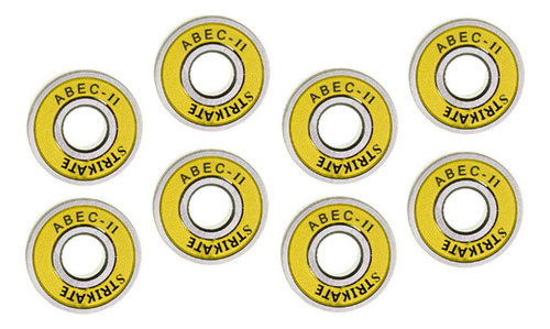 W 2x 8pcs 8 * 22 * 7 Mm Skate 608rs Rolamentos De Miniatura