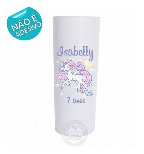 Imagem 3 de 5 de 20 Copo Long Drink Personalizado Unicórnio