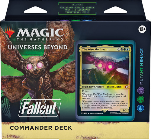 Magic Gathering Fallout Commander Deck Mutant Menace Inglés