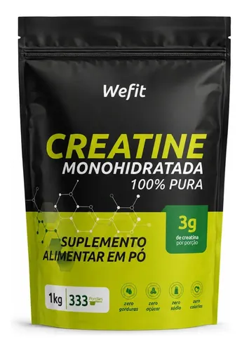 Creatina Wefit Em Pó Sem Sabor X 1kg