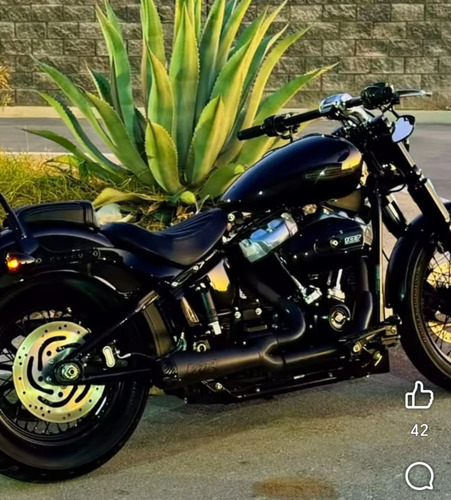 Hd Softail 1750 Cc Con Muchas Modificaciones Excelente Moto