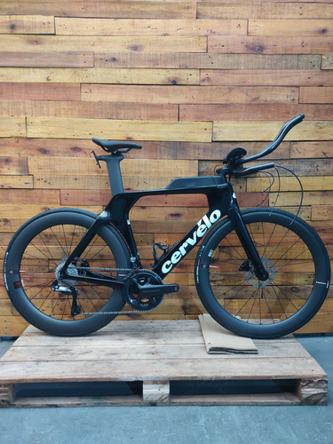 Bicicleta Cervelo P Series Disc Triatlón Ultegra Di2 Negro 54 Cm