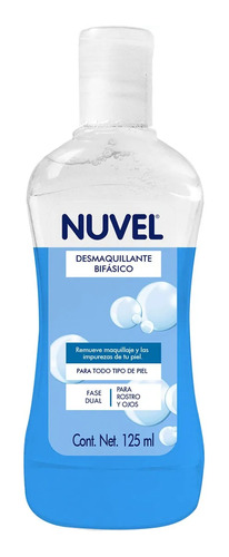 Nuvel Desmaquillante Bifásico C/125ml Para Todo Tipo De Piel