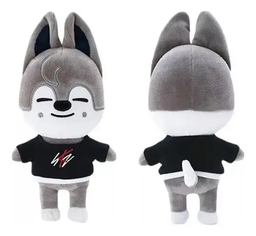 Pelúcia Wolf Chan Skzoo Kpop Stray Kids 20cm | MercadoLivre