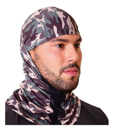Imagem 6 de 9 de Touca Ninja Mascara Balaclava Camuflada Uv50+ Outdoor Sports