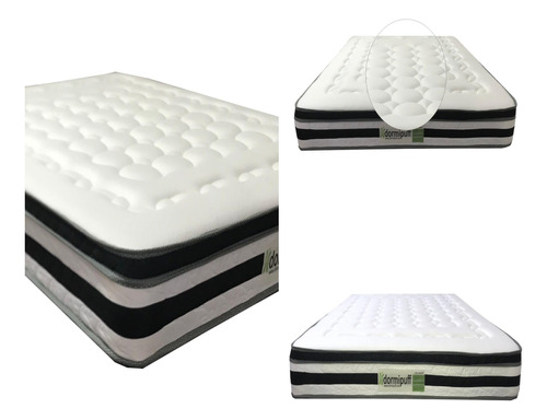 Colchon Doble Super Acolchado Dormipuff One Face