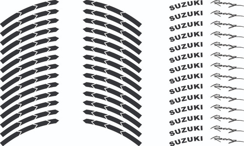 Imagen 10 de 10 de Calcos Suzuki Llantas + Regalo - 00161 Graficastuning