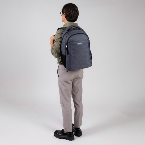 Mochila Grande Chenson Pro Olex Color Gris Unisex