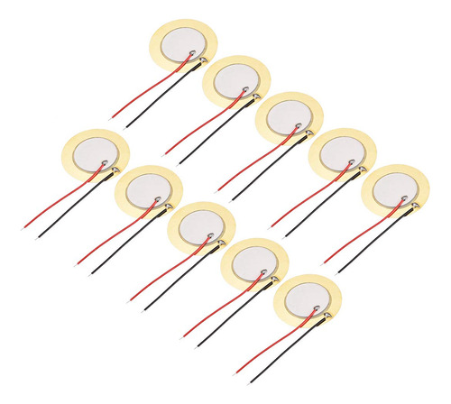 10 Pcs Piezo Discos 35mm Pastilla Acústica Transductor...