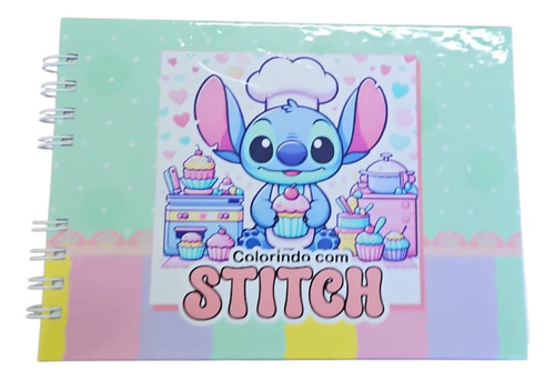 Livro Colorir Bobbie Goods Um Livro De Colorir Criativo! Stitch Cozinha