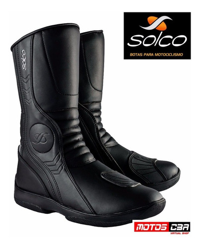Imagen 4 de 9 de Botas Moto Solco Drift Viaje Ruta Motoscba