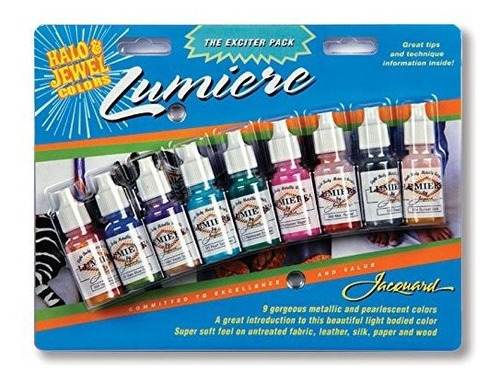 Art Paint - Pintura - Jacquard Lumiere Exciter Pack.5oz 9-pk