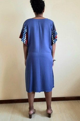 Imagem 6 de 6 de Vestido Tecido Feminino Curto Nubia