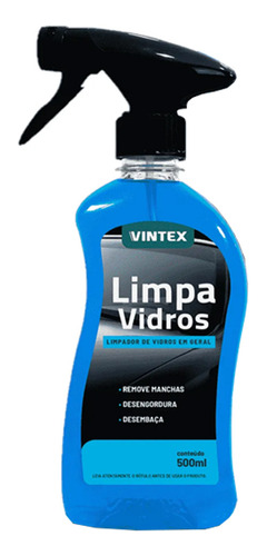 Limpa Vidros Automotivo Remove Manchas 500ml Vintex Vonixx