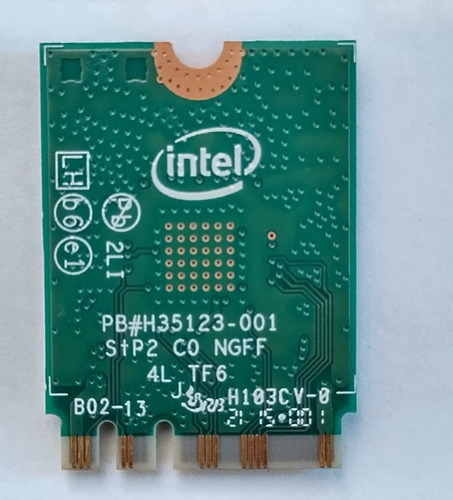Imagen 2 de 3 de Tarjeta Wifi Para Portatil Dual Band Ac 7265ngw + Bluetooth